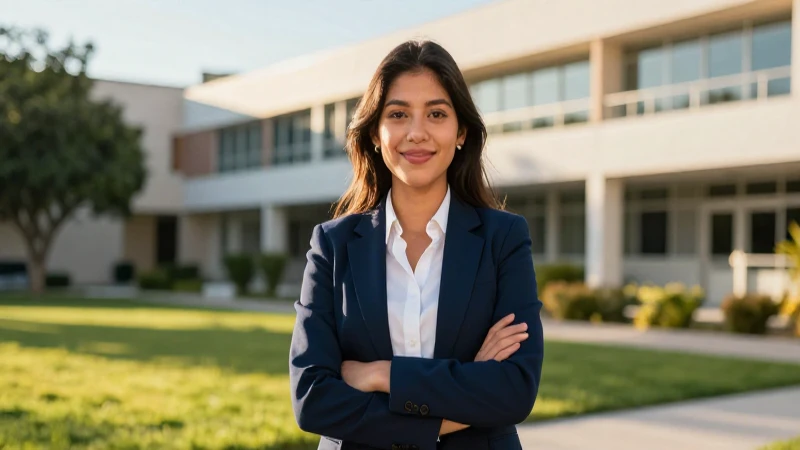 Profesional mexicana, oportunidad y campus moderno