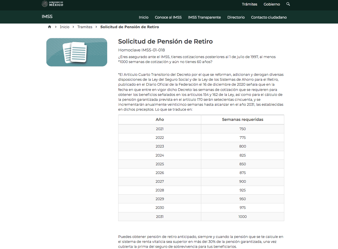 Requisitos retiro anticipado ISSSTE: Información actualizada