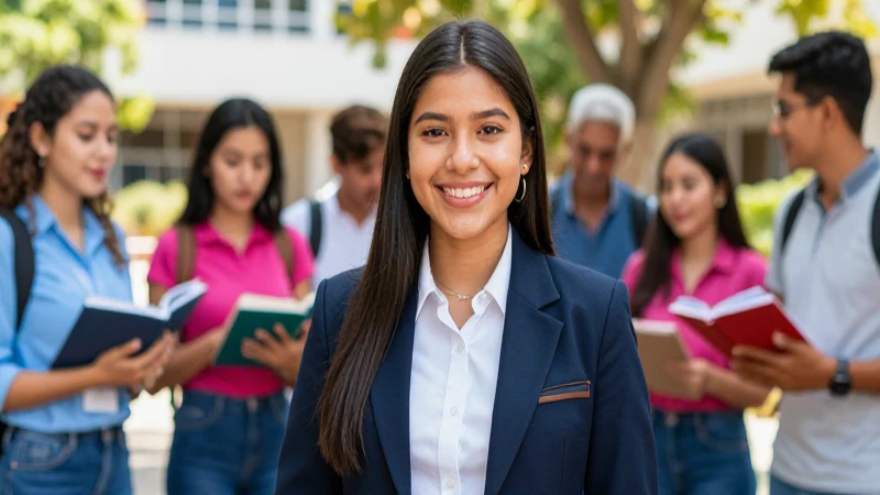 Estudiante mexicano exitoso y requisitos de becas