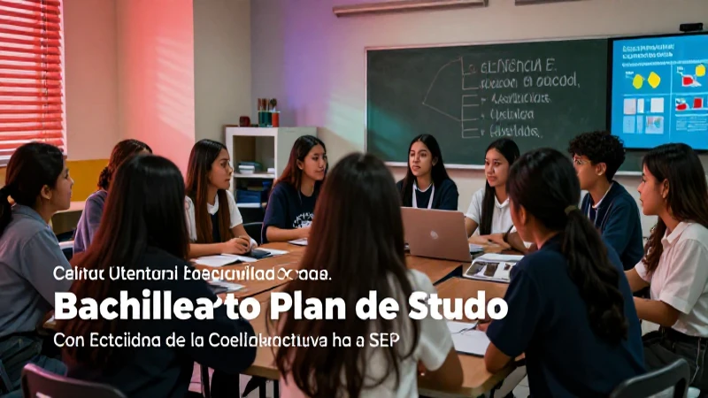 Currículum de bachillerato de la SEP simplificado