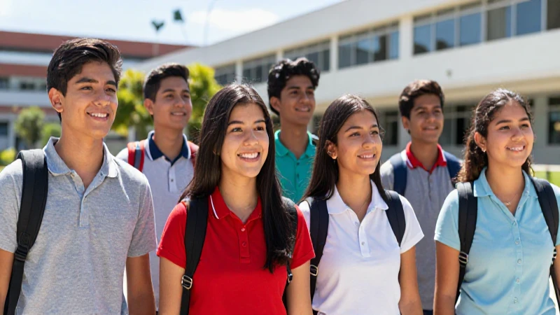 Estudiantes mexicanos hacia su brillante futuro