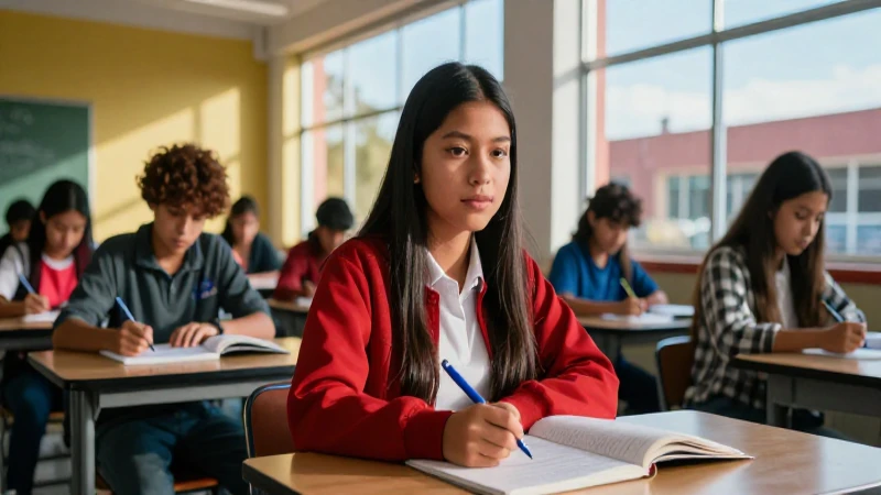 Joven mexicano enfocado en entorno moderno