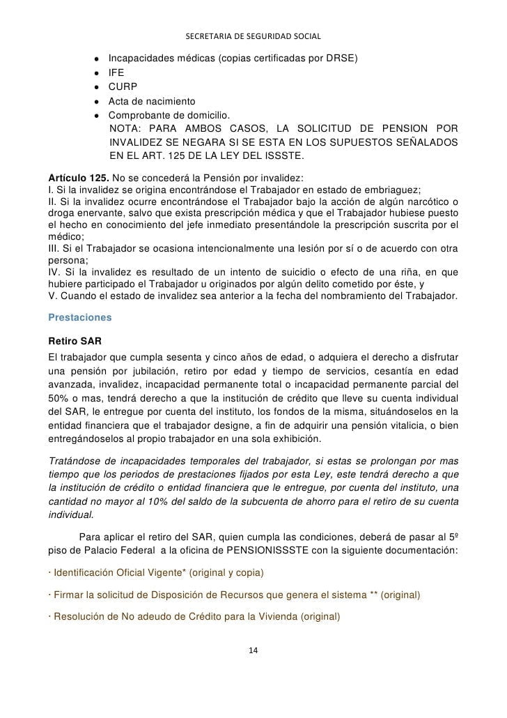 Requisitos y pasos para solicitar aumento de pensión en ISSSTE