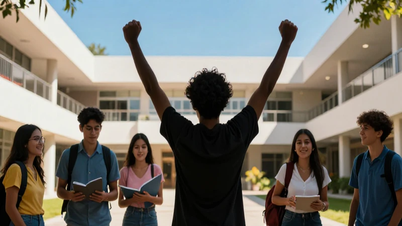 Estudiante mexicano triunfa en campus moderno