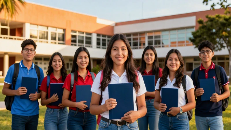 Estudiantes mexicanos celebran su triunfo académico