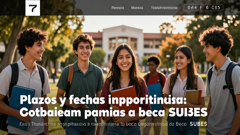 Guía para solicitar la beca SUBES