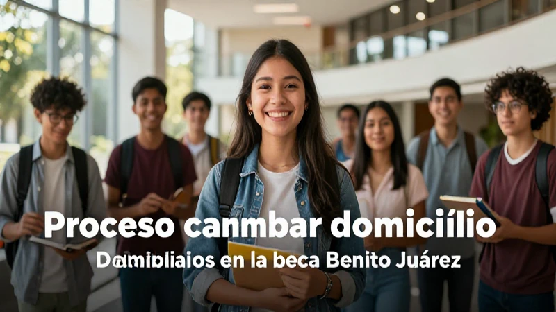Requisitos para el cambio de domicilio en Becas Benito Juárez