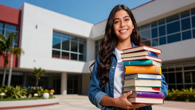 Retrato cinematográfico de estudiante mexicano moderno