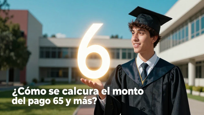 Cálculo y requisitos del pago 65+