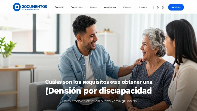 Requisitos pensión por discapacidad en México