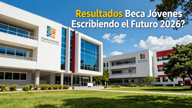 Fecha de resultados Beca Jóvenes Escribiendo 2026