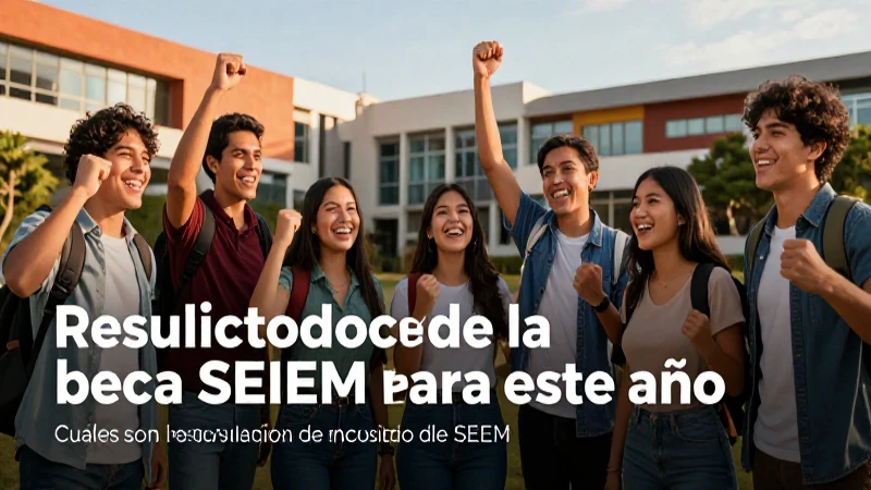 Resultados de la beca SEIEM este año