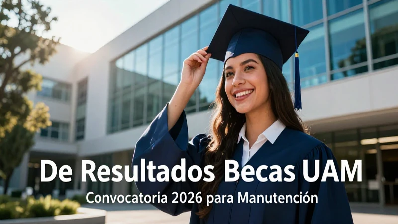 Registro de resultados de becas UAM 2026