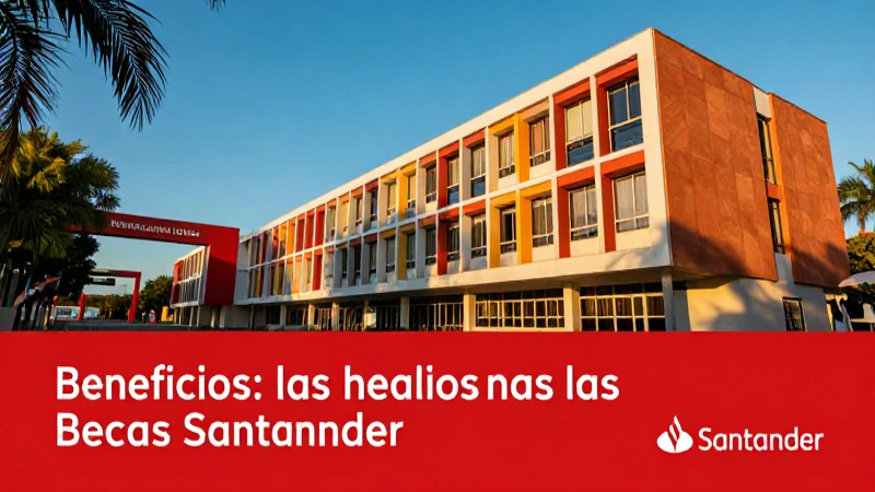 Beneficios de becas Santander para universitarios