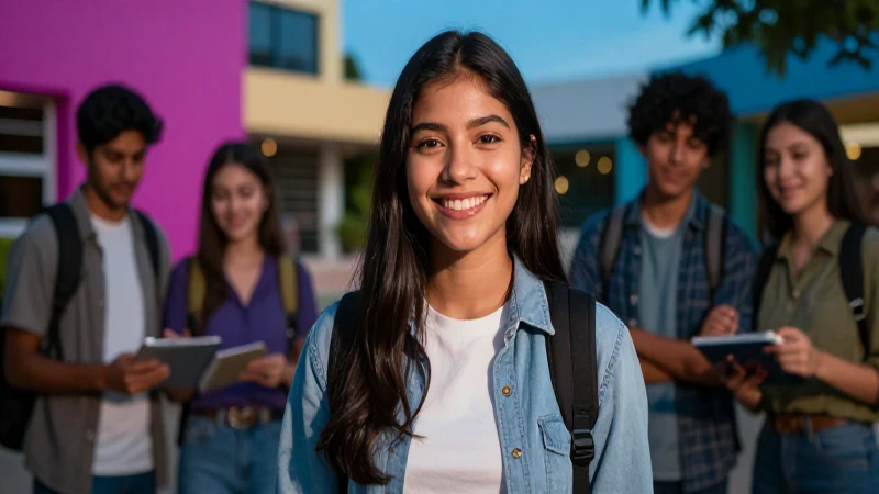 Cuáles son los resultados de las becas SEIEM disponibles 3 Retrato dramático de estudiante mexicano sonriente