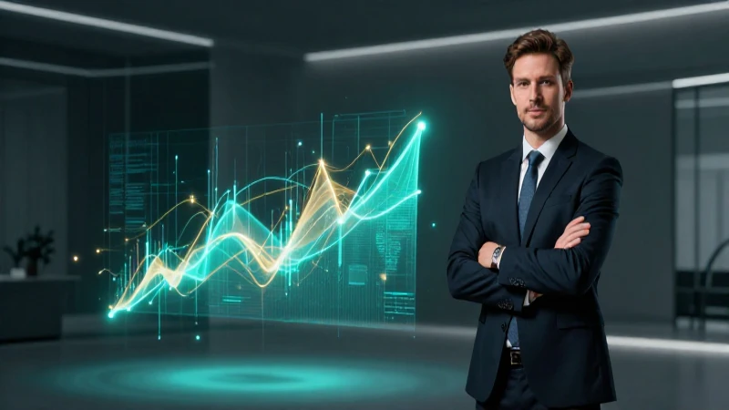 Finanzas digitales, profesional, diseño vibrante