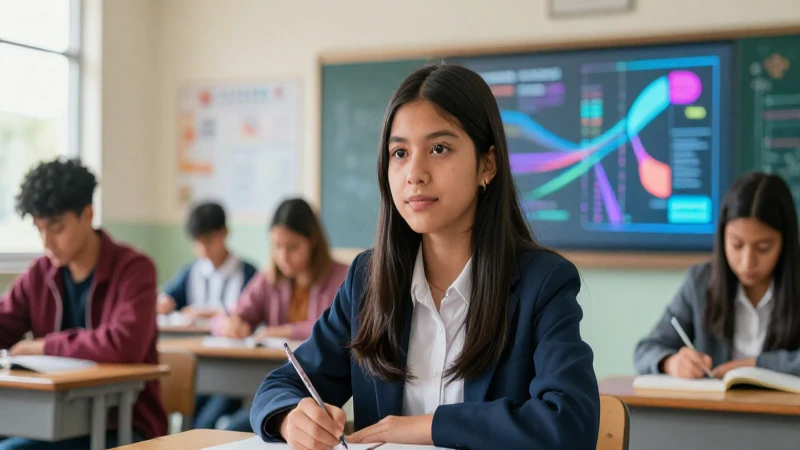 Joven mexicano estudia académicamente con éxito