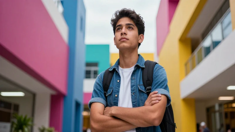 Retrato cinematográfico de estudiante mexicano ambicioso