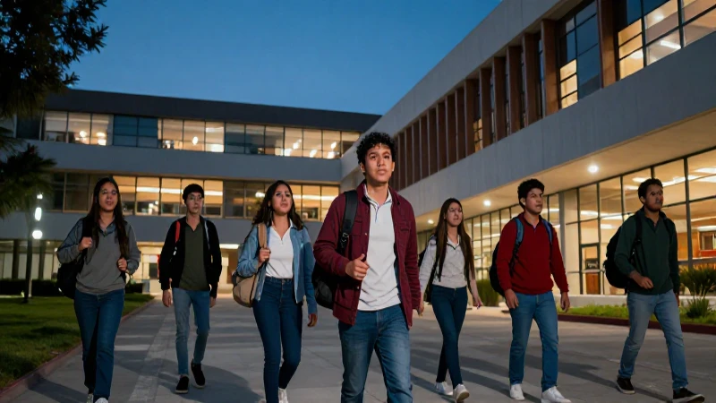 Estudiantes mexicanos triunfan en un campus moderno