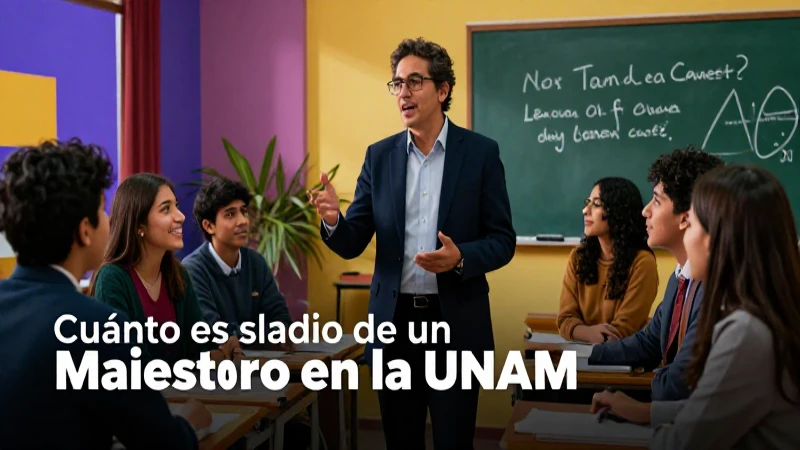 Salario profesor UNAM: Comparativa de empleo