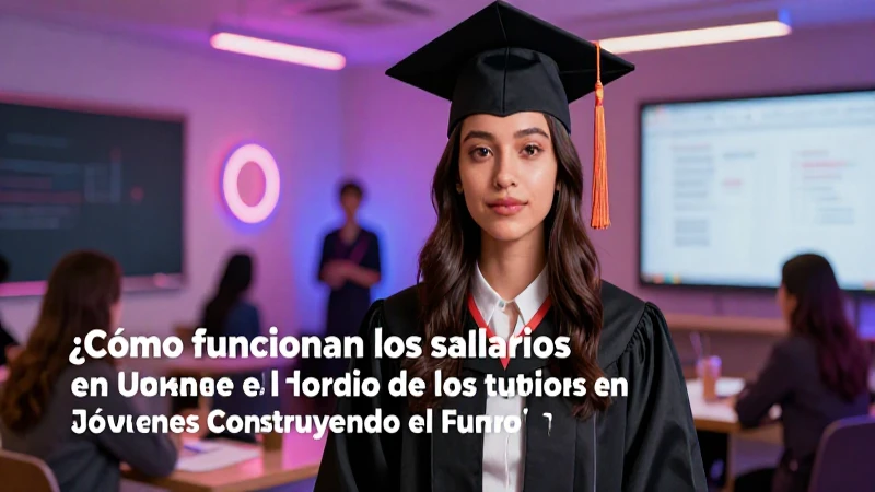 Salarios en Jóvenes Construyendo explicados