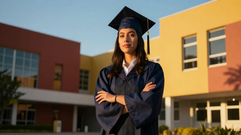 Graduado mexicano en luz de oro