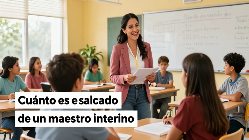 Salario de un maestro interino