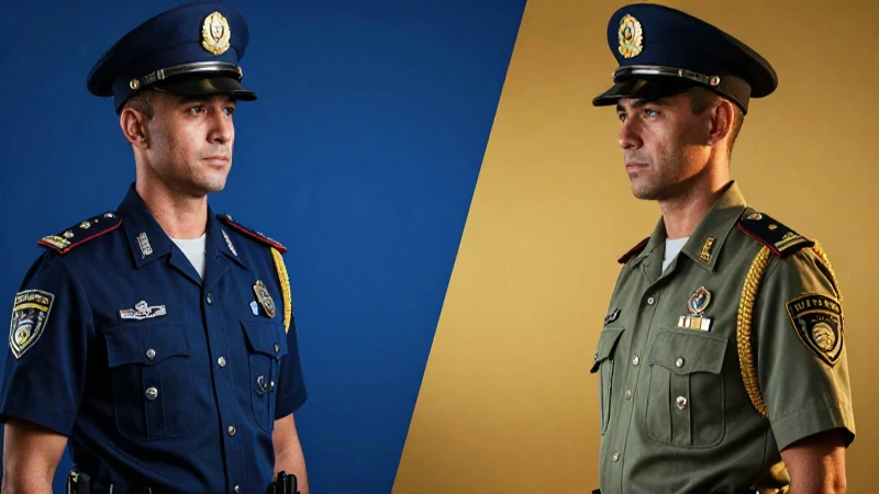 Comparativa salarial de policías militares