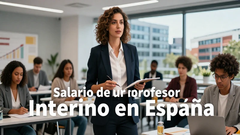 Salario de profesores interinos en España
