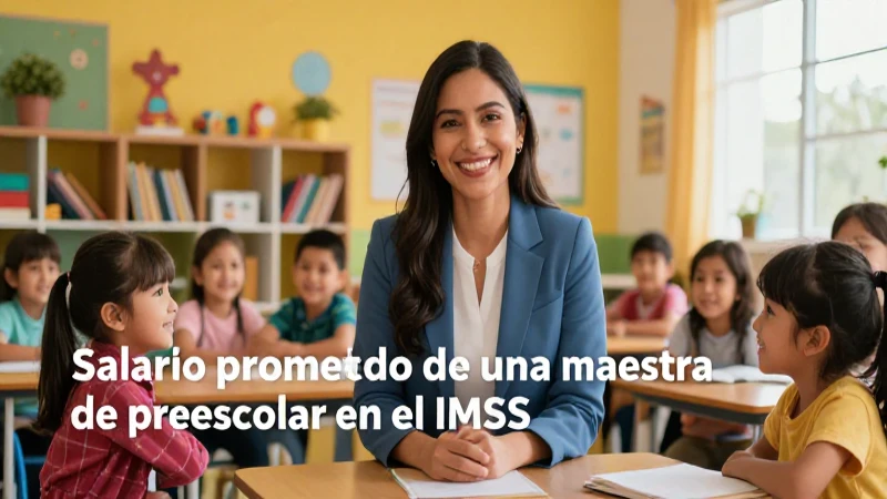Salario promedio de maestra en IMSS