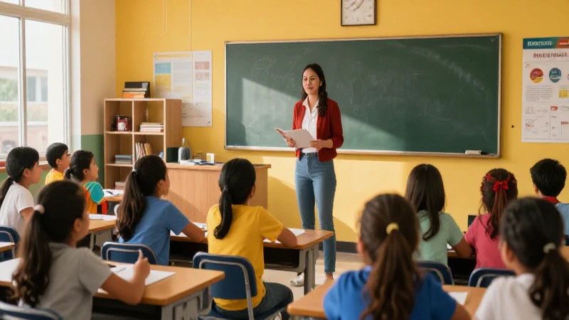 Maestros de primaria con beneficios y éxito