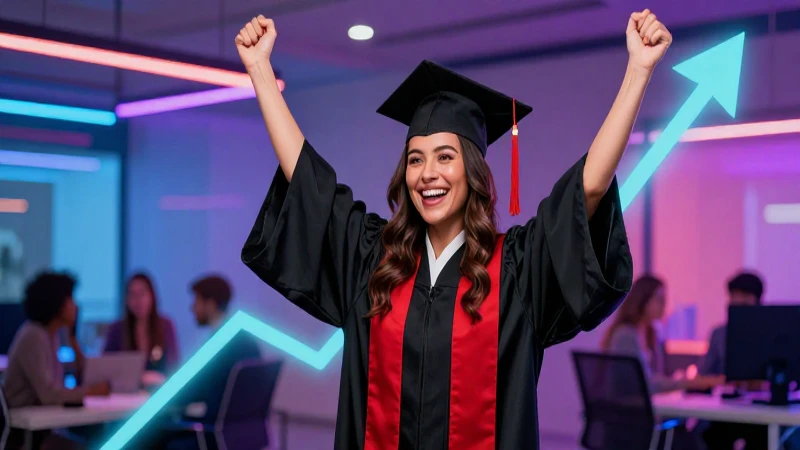 Graduado mexicano diverso y exitoso celebra su éxito