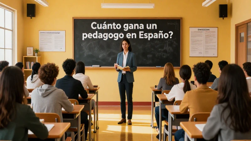 Salarios de pedagogos: España vs México