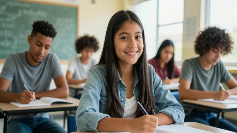 Fotografía profesional de estudiante mexicano brillante