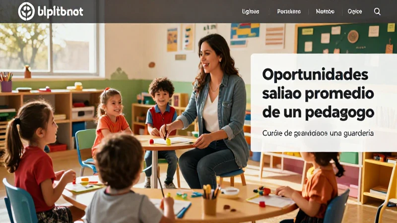 Pedagogo mexicano con salarios en guardería