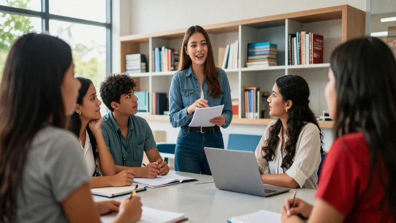 Mentor apasionado guía a estudiantes mexicanos