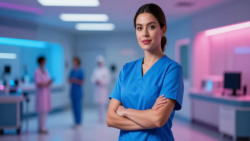 Enfermera del IMSS, profesional y atractiva