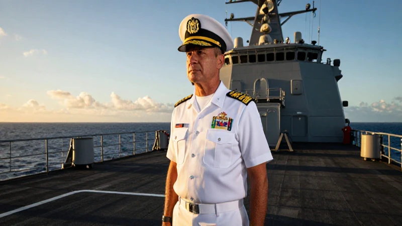 Oficial naval mexicano en potente retrato cinematográfico