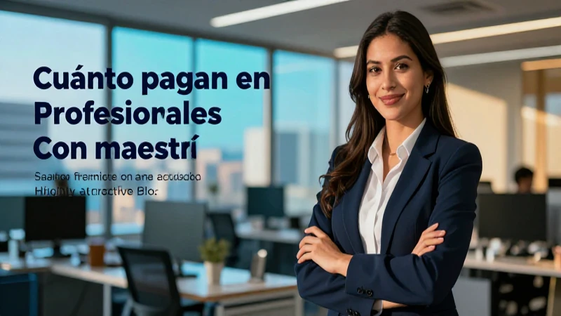 Salarios promedio de maestrías