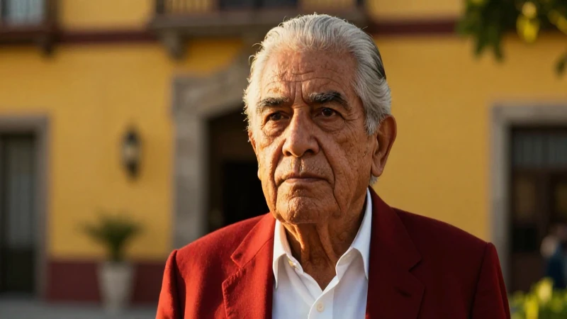 Sereno mexicano con iluminación dorada