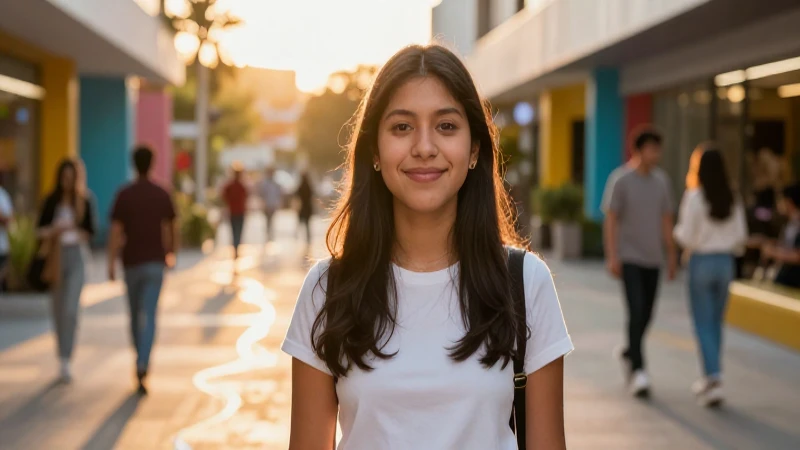 Joven mexicano optimista busca una oportunidad brillante