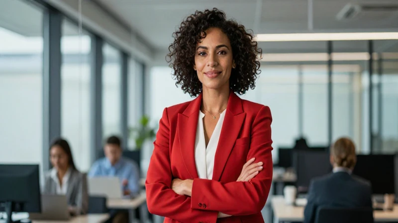Cuáles son los sectores laborales con mayor presencia femenina 4 Retrato profesional de empresaria exitosa