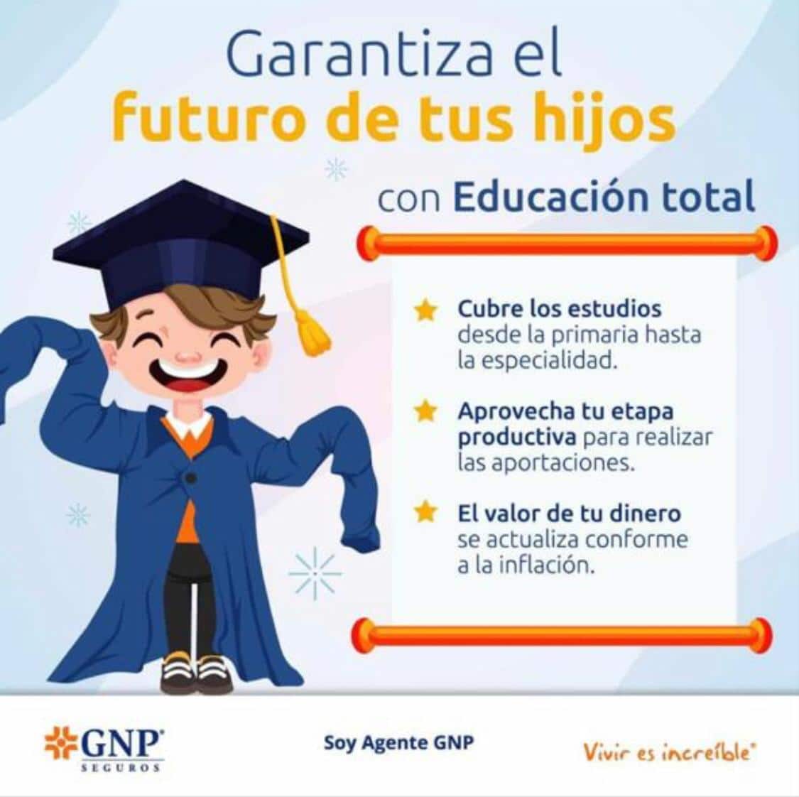 Seguro educativo GNP: asegura el futuro de tus hijos