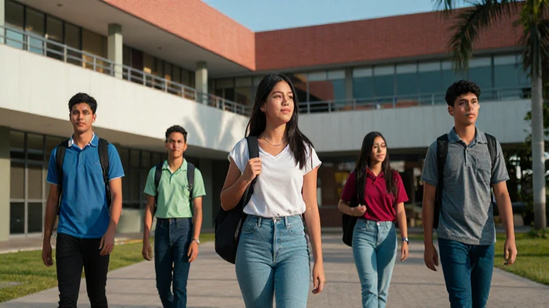 Estudiantes mexicanos, futuro brillante y universitario