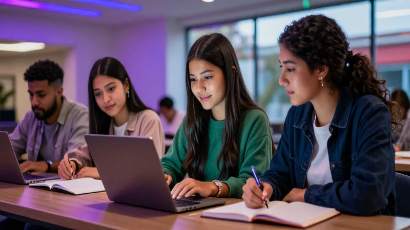 Estudiante mexicano en campus universitario vibrante