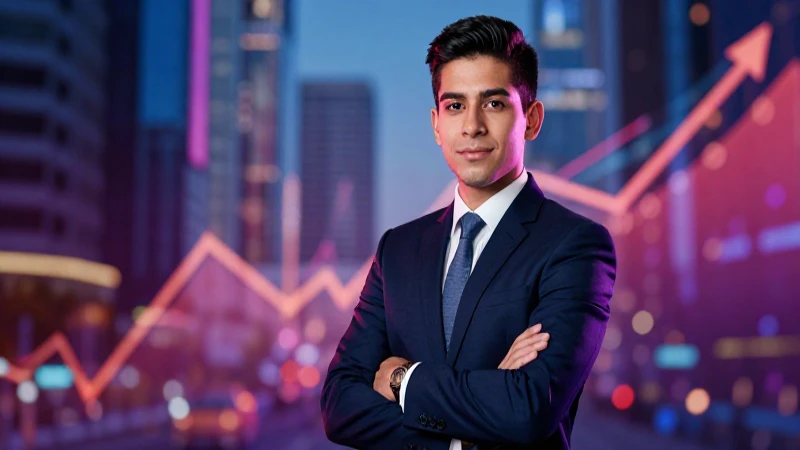 Profesional mexicano con crecimiento financiero moderno