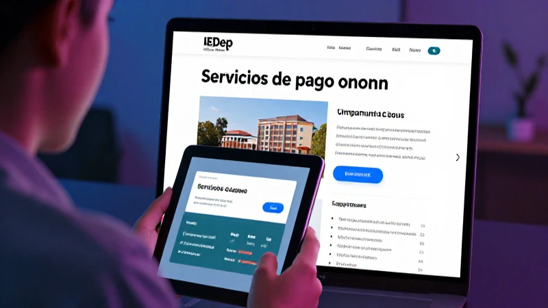 ¿Cómo acceder a los servicios de pago en IEDep?