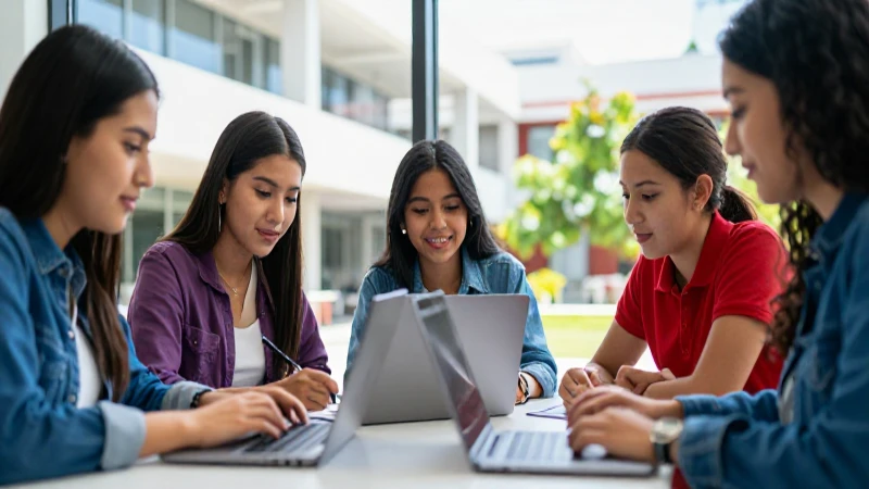 Estudiantes mexicanos triunfan en campus moderno