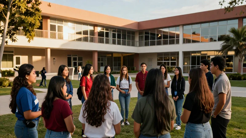 Estudiantes mexicanos colaboran en campus moderno