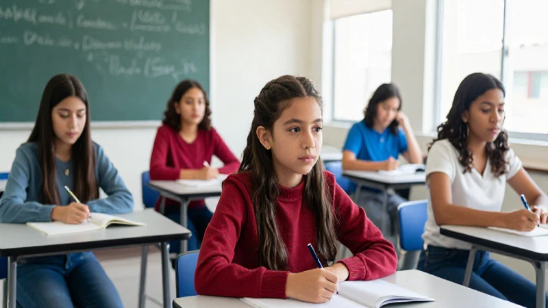 Qué significa "RA" en las calificaciones escolares 68 Estudiante mexicano exitoso en un aula moderna
